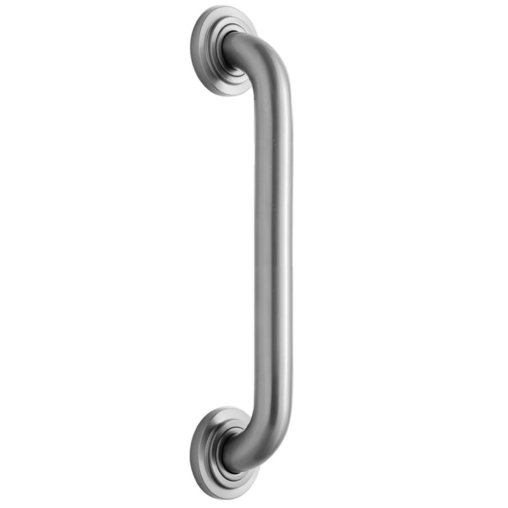 Jaclo 32'' Deluxe Grab Bar with Contemporary Round Flange
