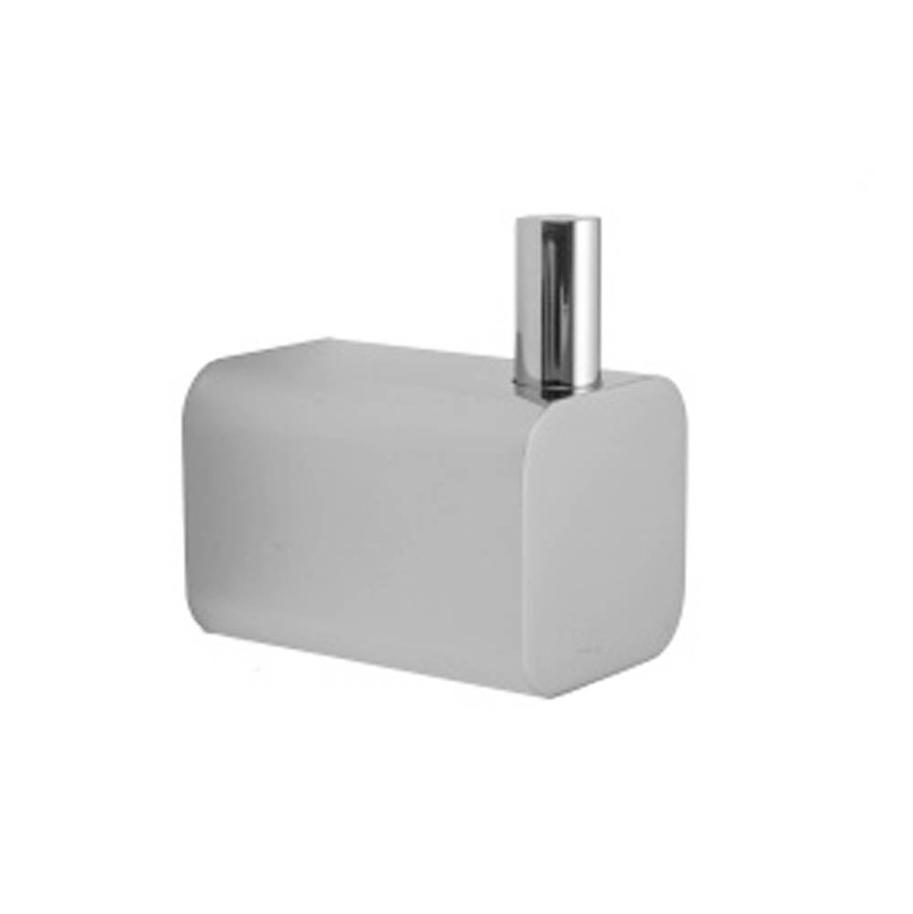 White Standard Plumbing Supply Jaclo 3501-STP-WH Contemporary II Straight Toilet Paper Holder 