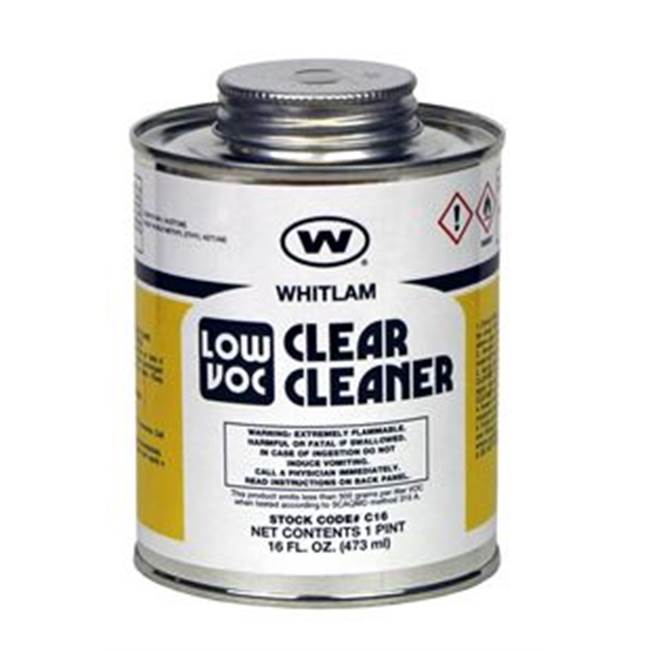 JC Whitlam CLEAR LOW VOC CLEANER (WIDE MOUTH CAN)