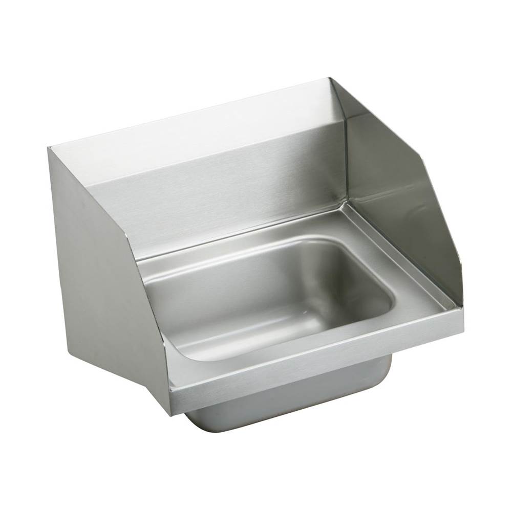 Just Manufacturing Stainless Steel 16-3/4'' x 15-1/2'' x 13'' Single Bowl Wall Hung 24-Hole Hand Wash Sink