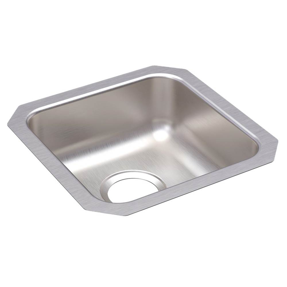 Just Manufacturing Stainless Steel 14-1/2'' x 14-1/2'' x 5'' Single Bowl Undermount ADA Sink