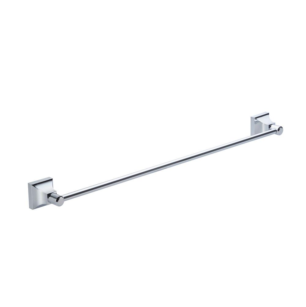 Kartners GLASGOW - 30-inch Bathroom Towel Bar-Unlacquered Brass