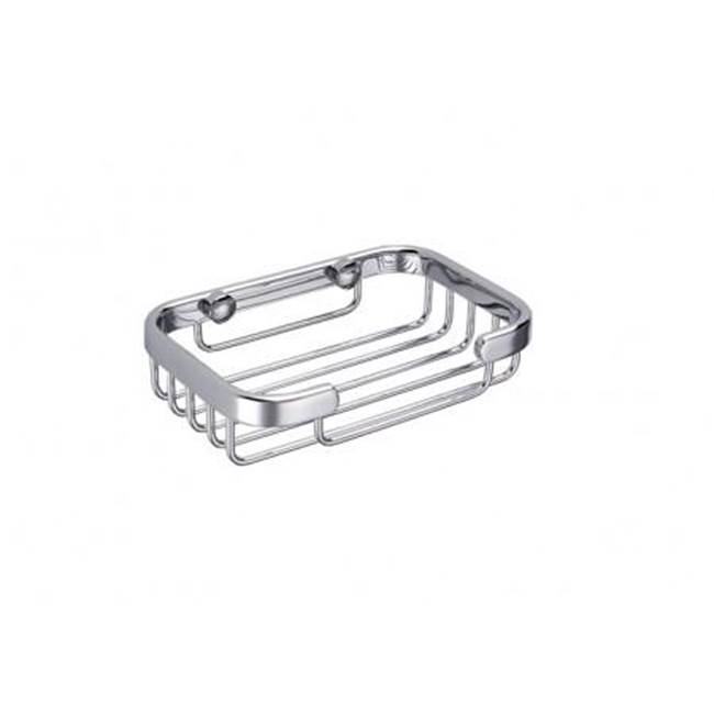 Kartners Bath & Shower Baskets - Wire Basket -  Rectangle-Brushed Nickel