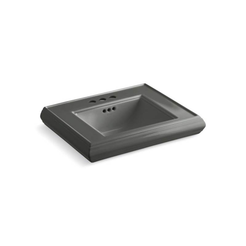 Kohler Memoirs® pedestal/console table bathroom sink basin with 4'' centerset faucet holes