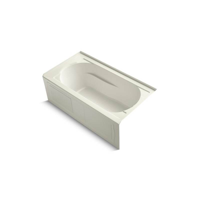 Kohler Devonshire® 60'' x 32'' alcove bath with integral apron, integral flange and right-hand drain