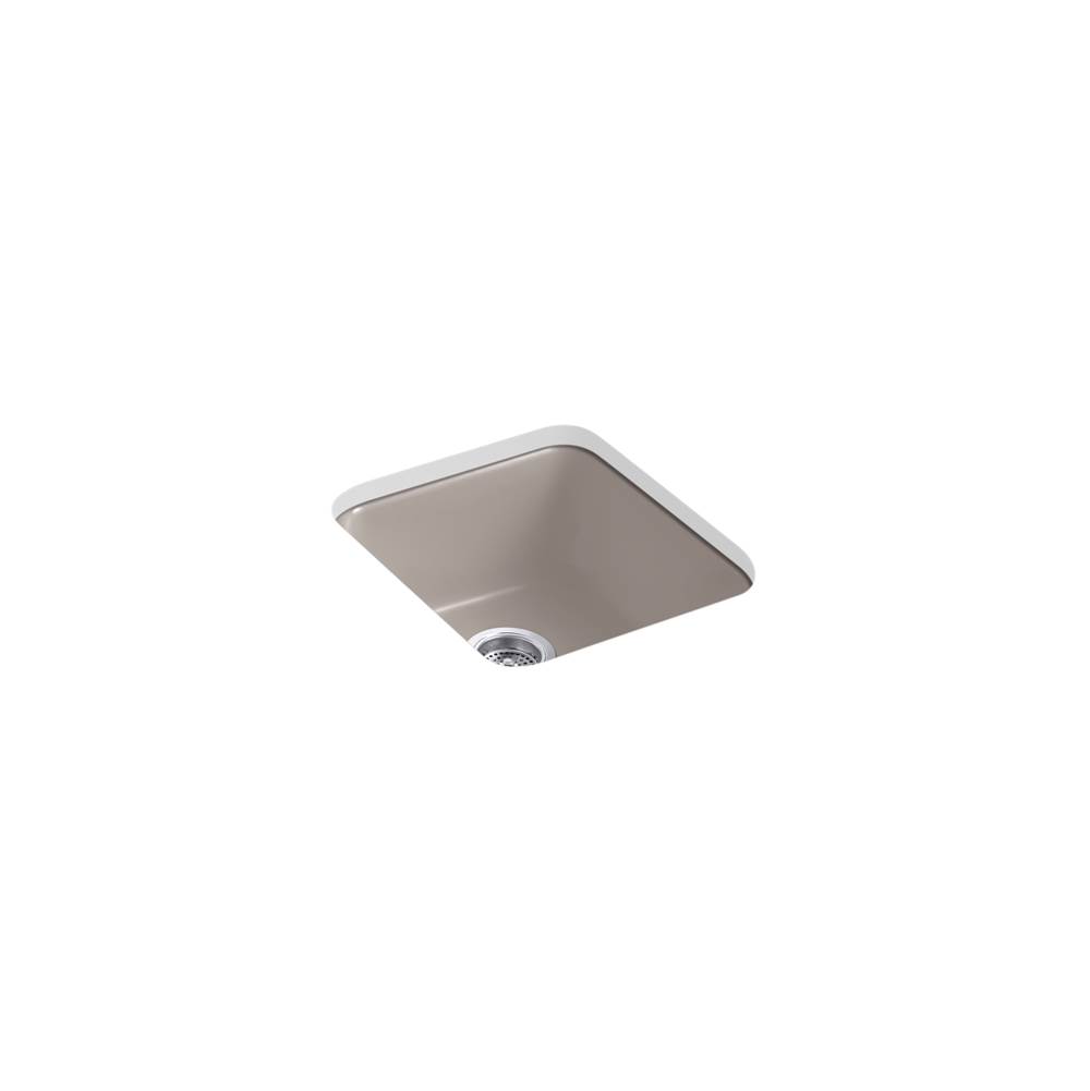 Kohler Iron/Tones 17 in. Top-/Undermount Single-Bowl Bar Sink