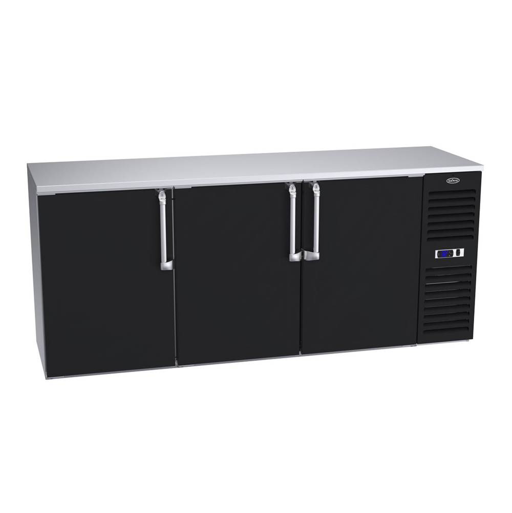 Krowne Krowne Royal 84'' Self Contained Refrigerated Backbar Right Cabinet With 2 Left And 1 Right Door