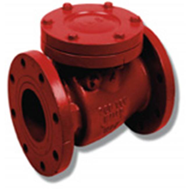 Matco Norca 2-1/2'' Flanged Ci Swing Chk Valve Resilient Seat, 200Cwp, 1 Bossing Epoxy Coated