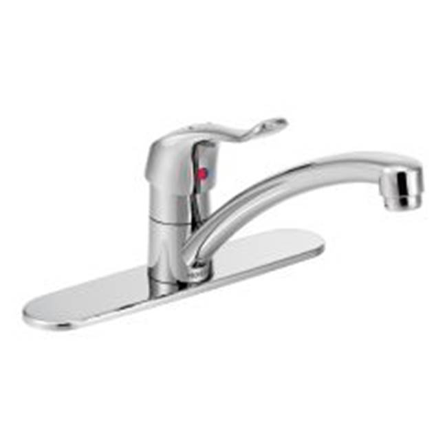 Moen Commercial Chrome one-handle kitchen faucet