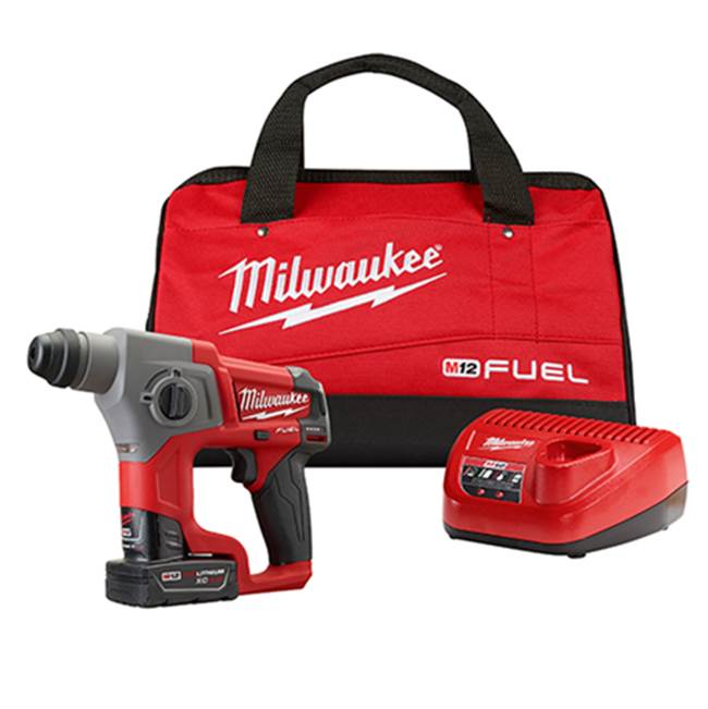 Milwaukee Tool M12 Fuel 5/8'' Sds Plus Rotary Hammer 1 Bat Kit