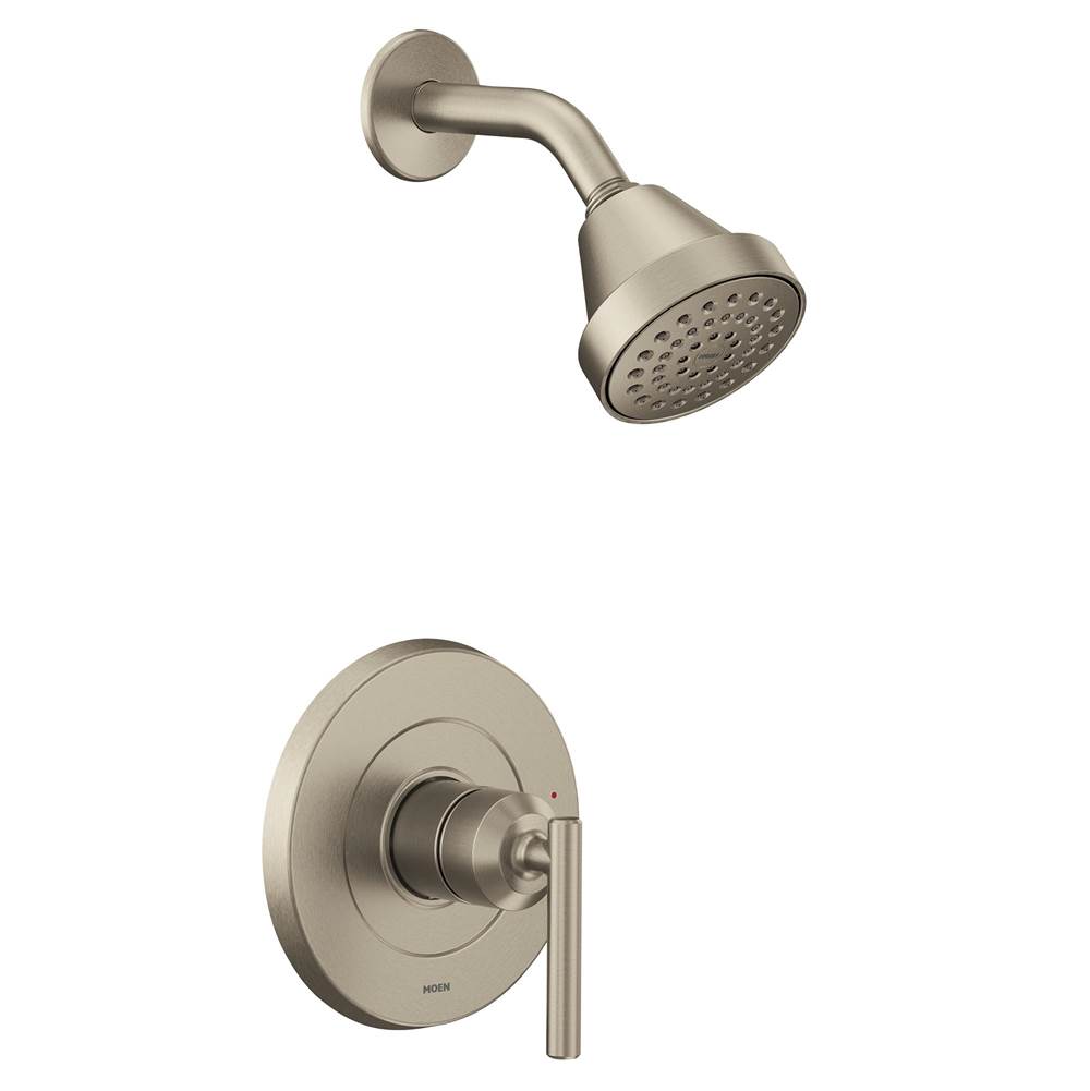 Moen Gibson M-CORE 2-Series Eco Performance 1-Handle Shower Trim Kit in Brushed Nickel (Valve Sold Separately)