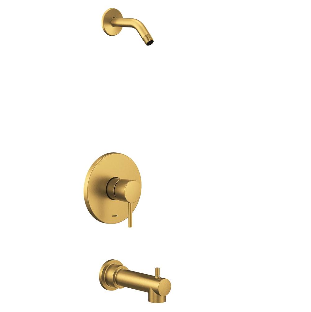 Moen Align M-CORE 2-Series 1-Handle Tub and Shower Trim Kit in Brushed Gold (Valve Sold Separately)