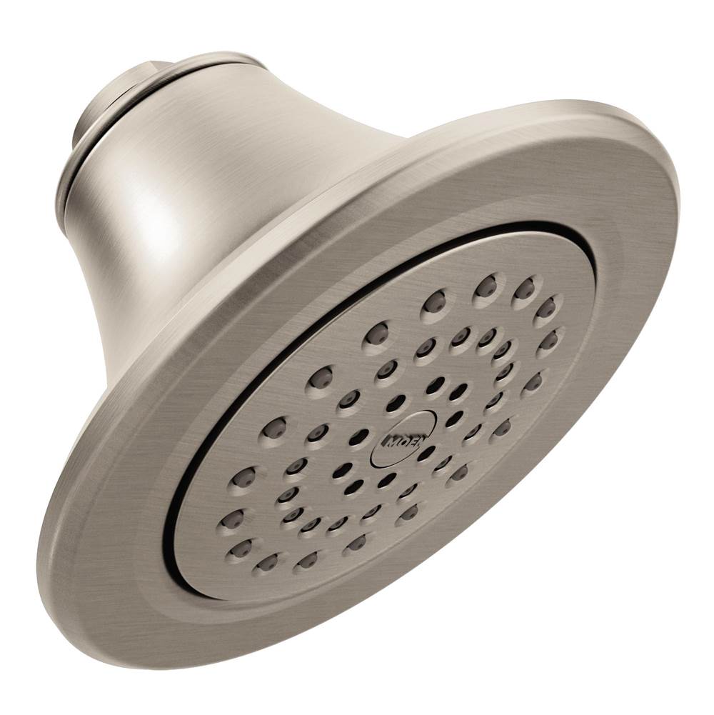 Moen Icon 5-7/8'' One-Function Showerhead with 2.5 GPM Flow Rate, Brushed Nickel