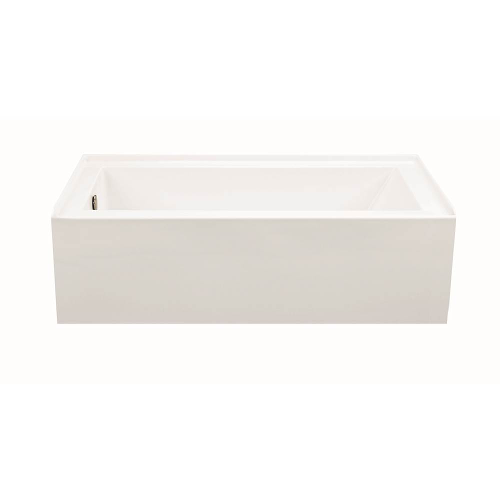 MTI Baths Cameron 4 Dolomatte Integral Skirted Lh Drain Air  Bath - White (60X30.5)