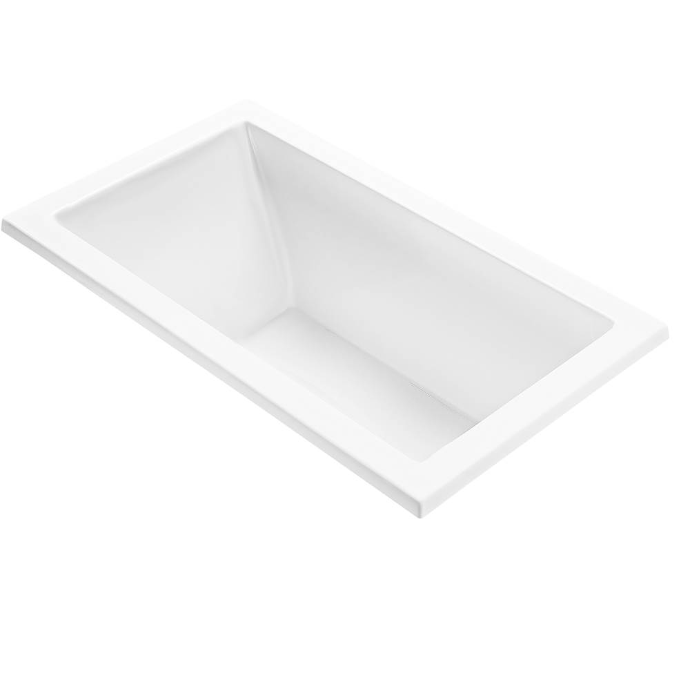 MTI Baths Andrea 19 Acrylic Cxl Undermount Ultra Whirlpool - Biscuit (54X32)