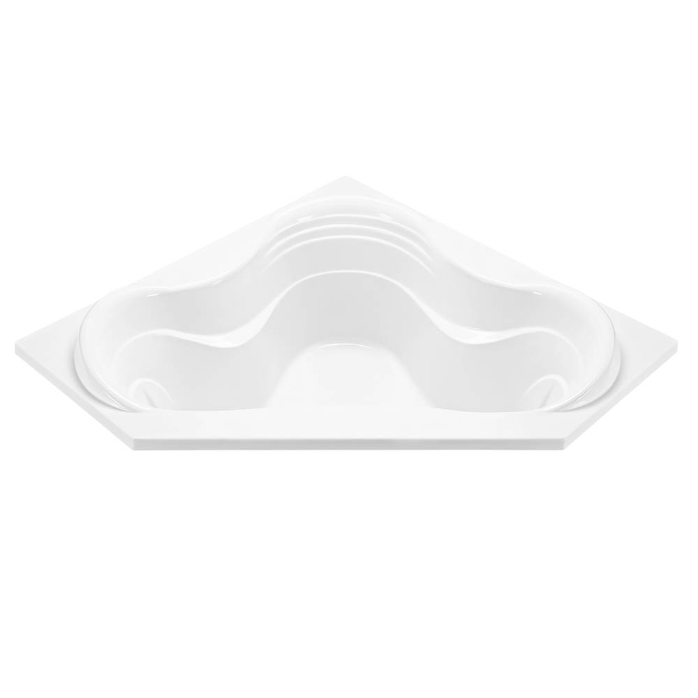 MTI Baths Cayman 4 Acrylic Cxl Drop In Corner Ultra Whirlpool- Biscuit (59.875X59.875)