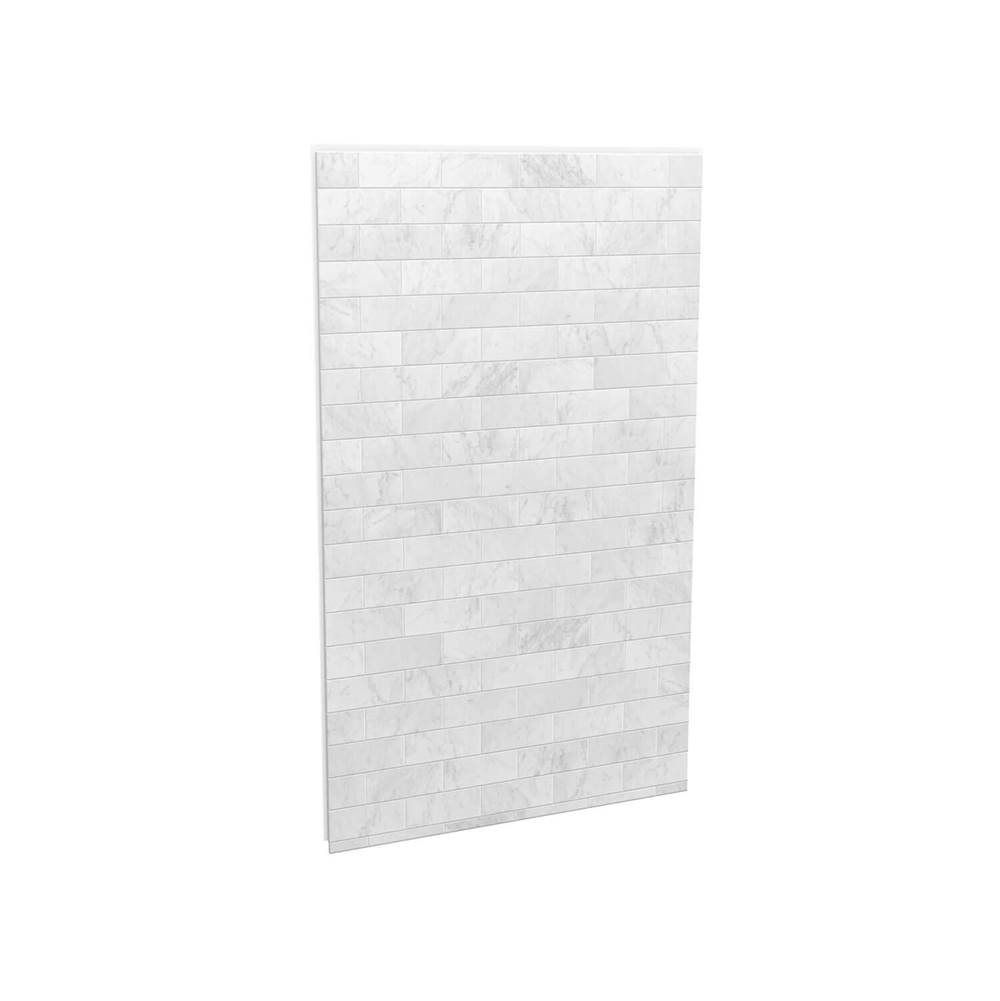 Maax Utile 48 in. Composite Direct-to-Stud Back Wall in Marble Carrara