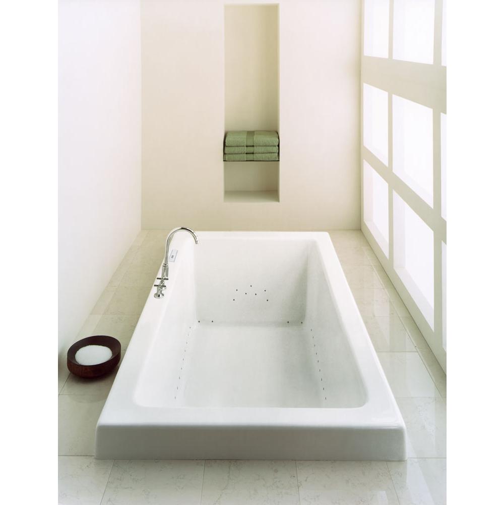 Neptune ZEN bathtub 36x72 with armrests and 4'' top lip, Whirlpool/Mass-Air, White