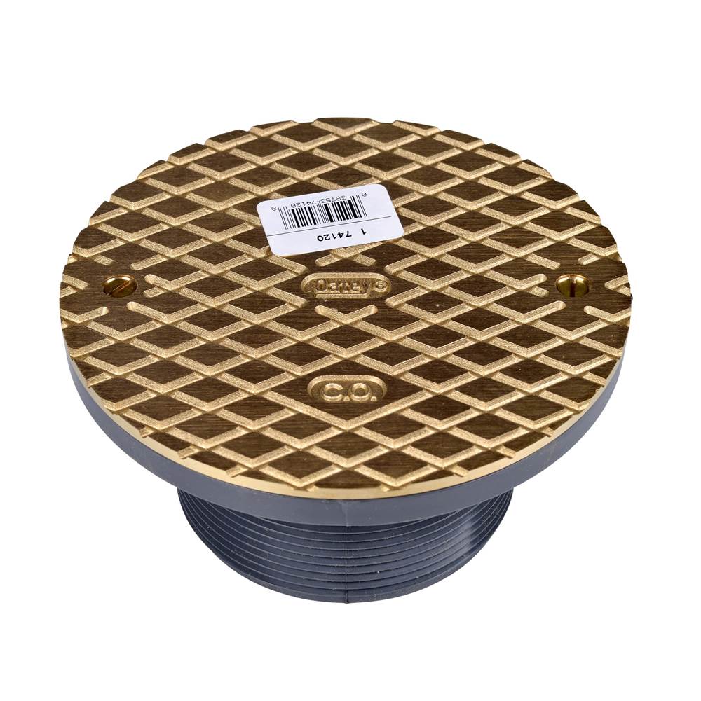Oatey 6 In. Brass Cover And Barrel