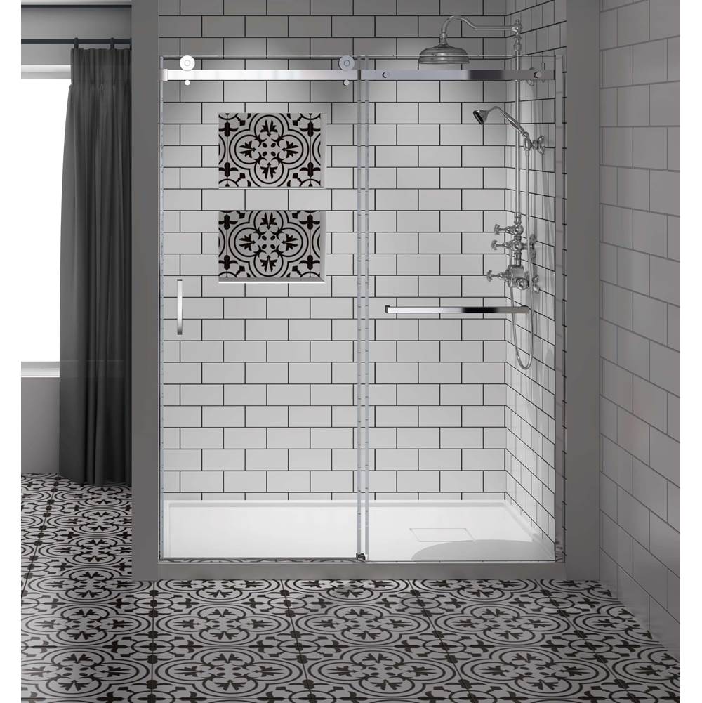 Oceania Baths Marelia Sliding 60,  Shower Doors, Chrome