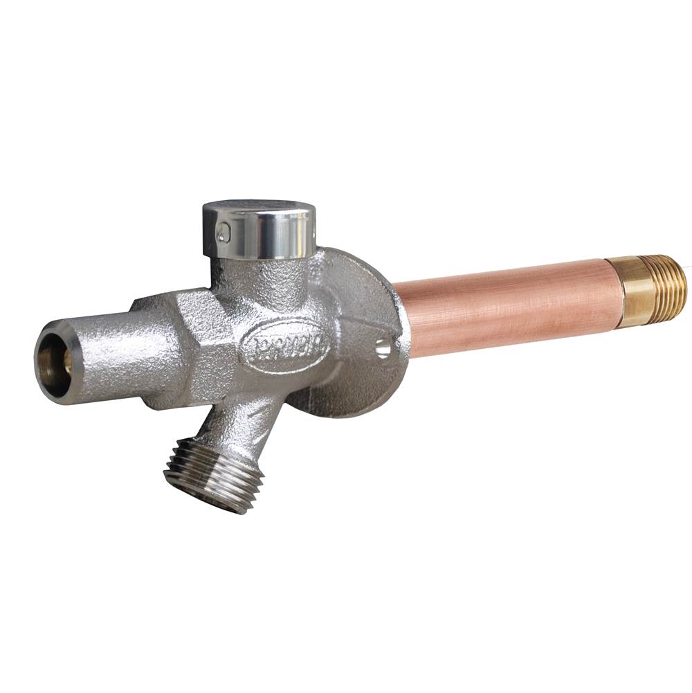 Prier Products C-244D 14'' Loose Key - Anti-Siphon Wall Hydrant - 1/2''Mptx1/2''Swt