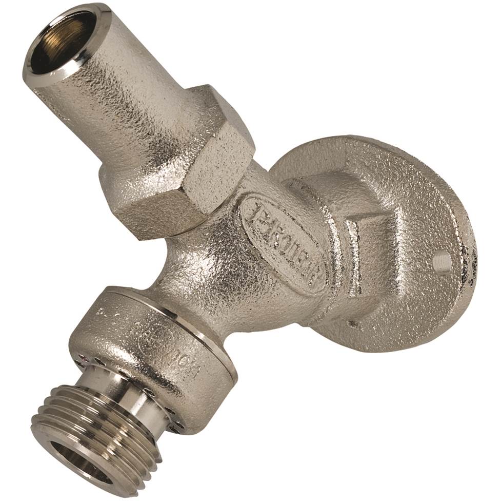 Prier Products C-255 Angle Sill Faucet - Loose Key - 1/2'' - Nickel Plated
