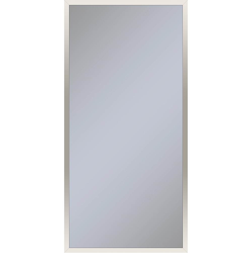 Robern Profiles Framed Cabinet, 20'' x 40'' x 4'', Polished Nickel, Non-Electric, Reversible Hinge