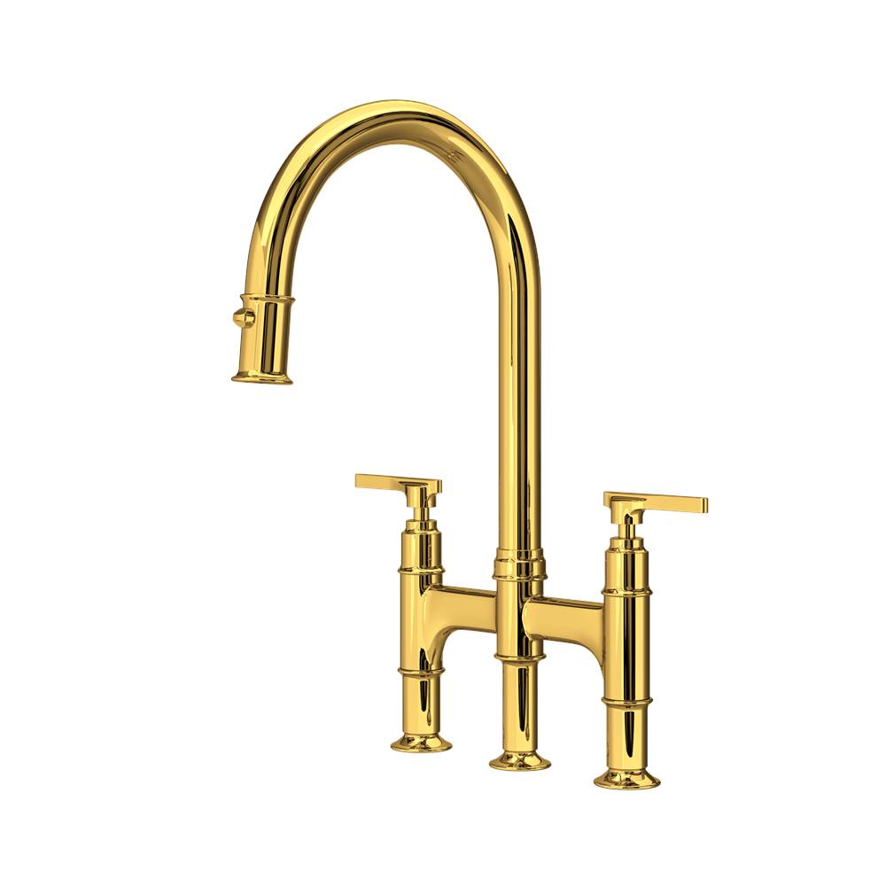 Rohl Southbank™ Pull-Down Bridge Kitchen Faucet