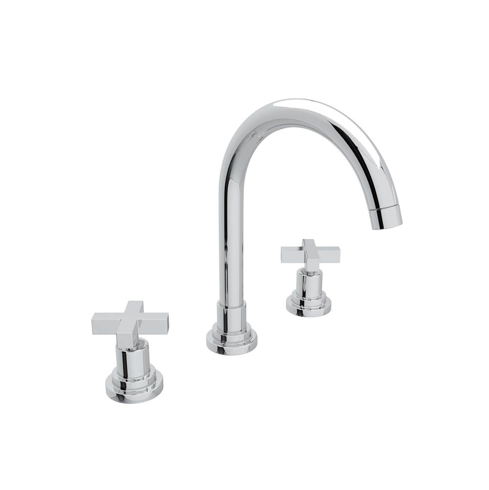 Rohl Lombardia® Widespread Lavatory Faucet With C-Spout