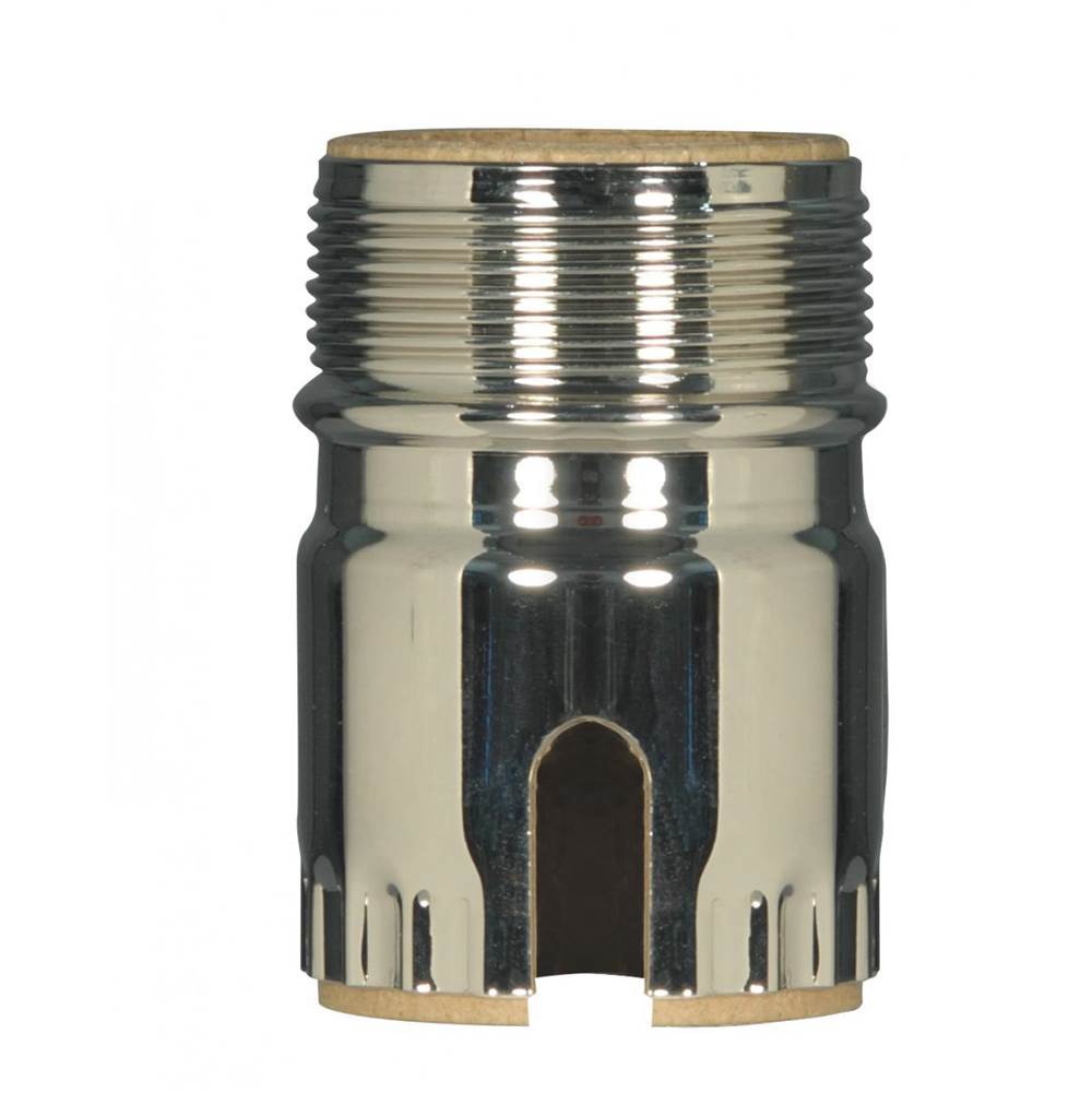 Satco Polished Nickel Solid Brass Shell with Uno Thread