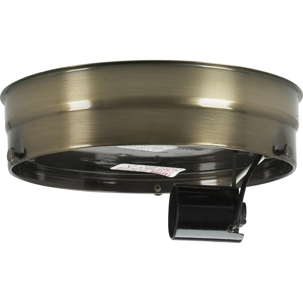 Satco 6'' Wired 1 Light Pan Ant.br.fi