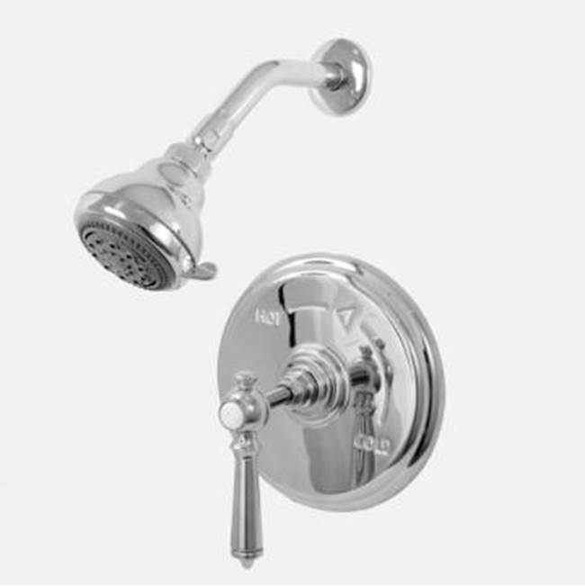 Sigma Pressure Balanced Shower Set Trim (Includes HAF) Ascot Antique Brass .82