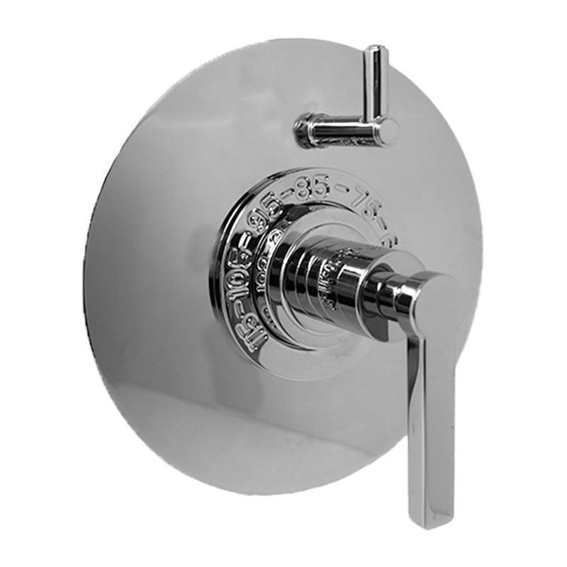 Sigma 1/2'' Thermostatic Set Valve with One Volume Control, TRIM CAPELLA SOFT PEWTER .84