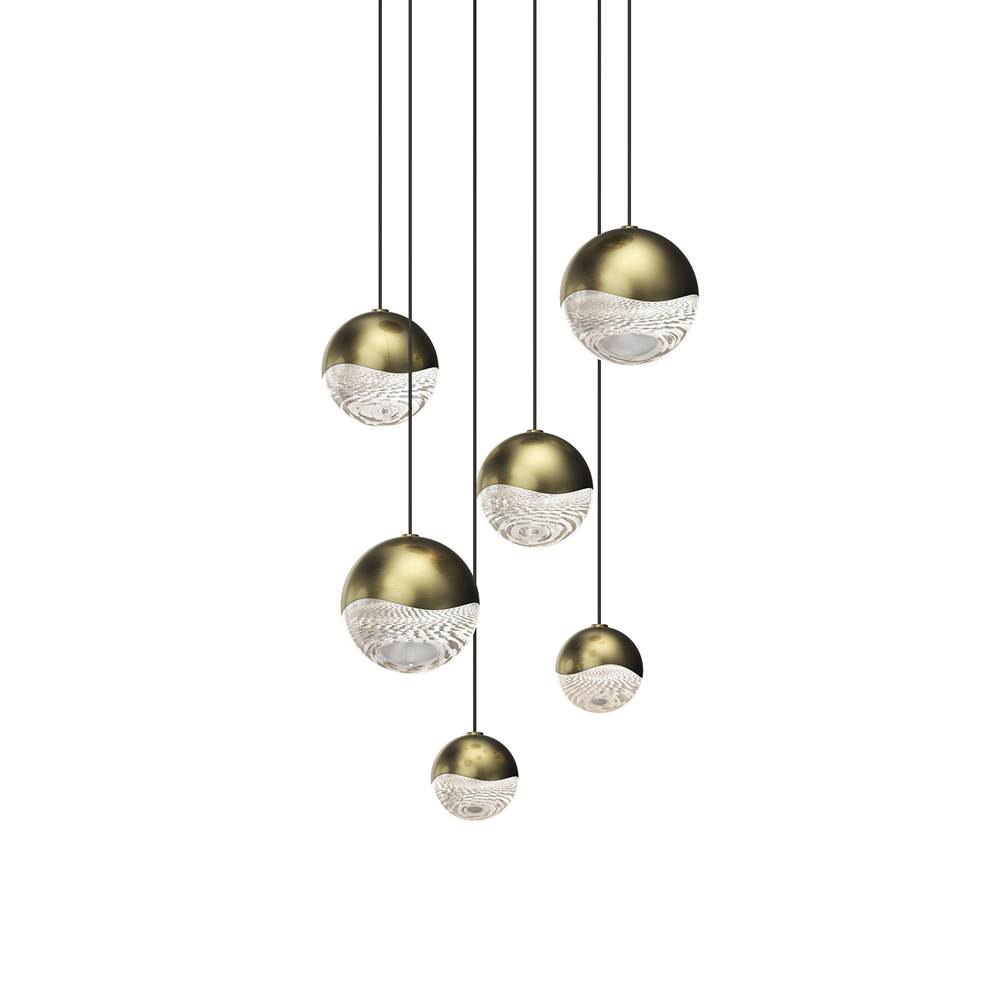 Sonneman 6-Light Round Assorted LED Pendant