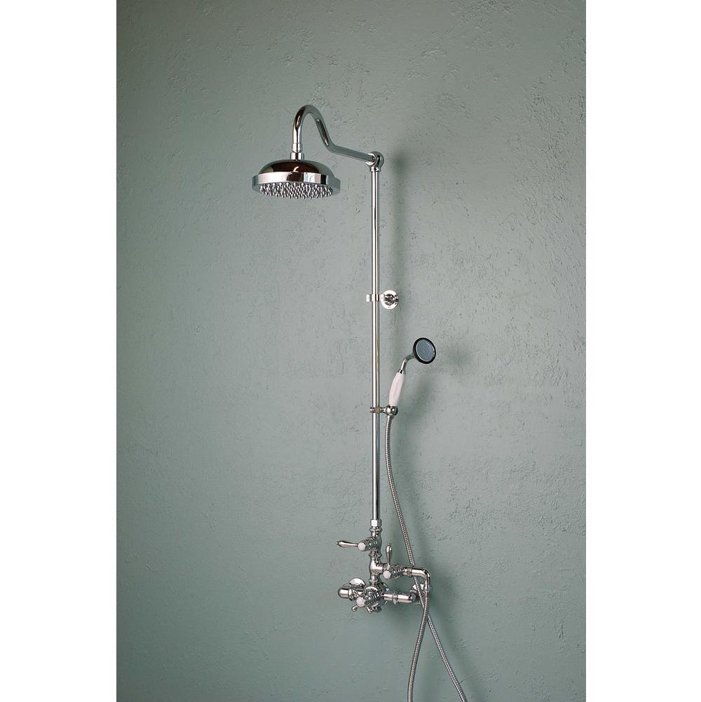 Strom Living P0901 Chrome Thermostatic Exposed Shower Set W/Handheld Shower