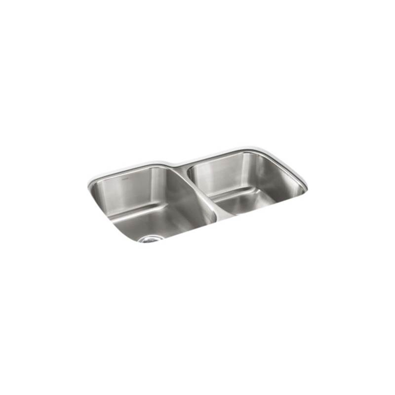 Sterling Plumbing McAllister® 31-3/4'' x 18''/20-3/4'' x 8-5/16'' undermount small/large kitchen sink
