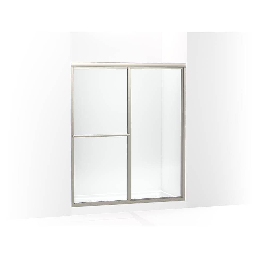 Sterling Plumbing Deluxe Framed Sliding Shower Door, 70 In. H X 54-3/8 – 59-3/8 In. W, With 1/8 In. Thick Clear Glass