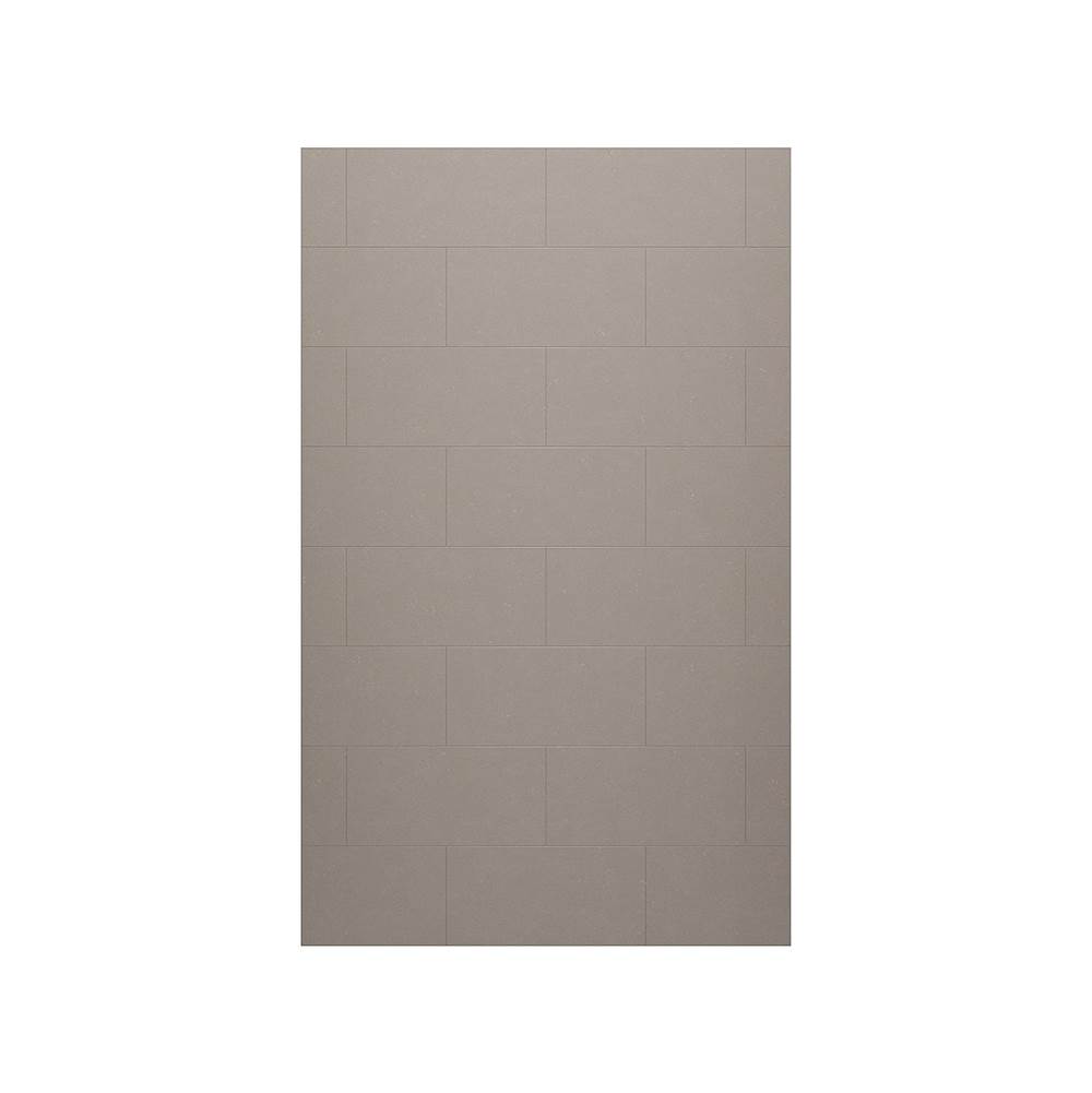 Swan TSMK-9630-1 30 x 96 Swanstone® Traditional Subway Tile Glue up Bathtub and Shower Single Wall Panel in Clay