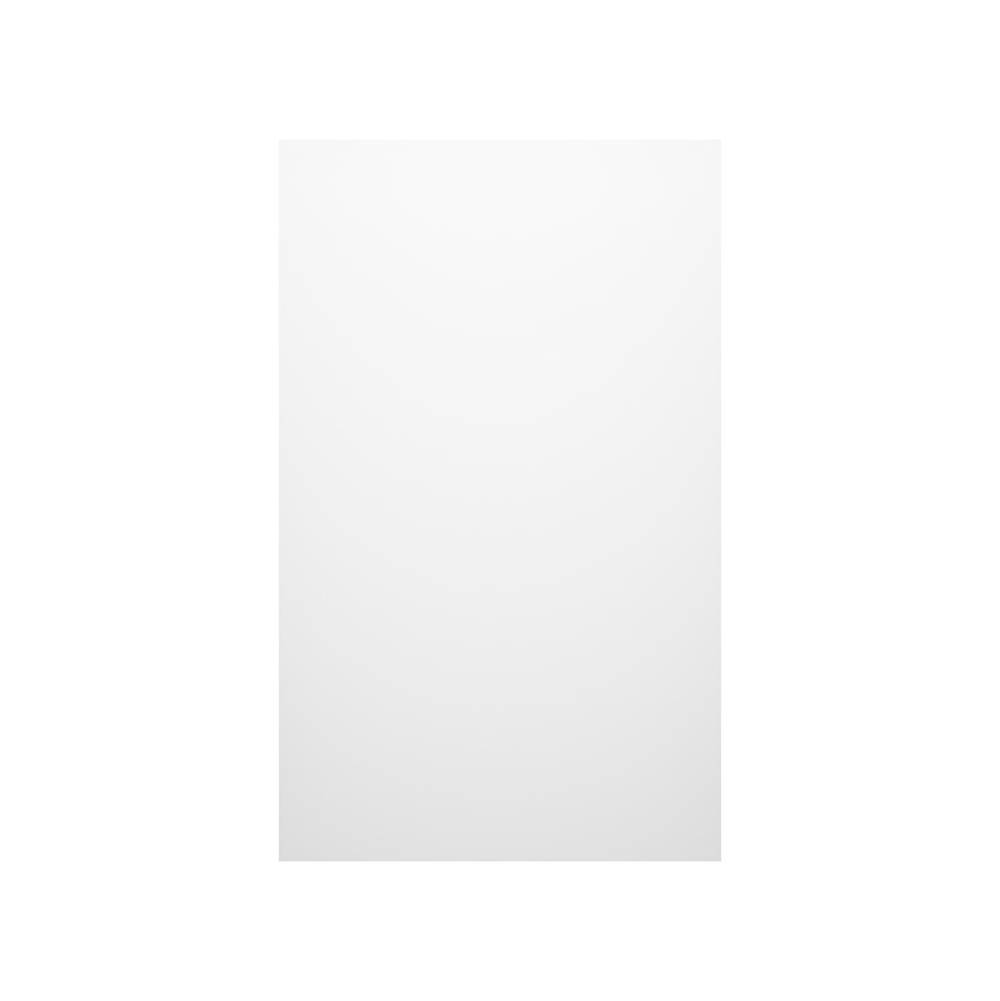 Swan SS-4896-1 48 x 96 Swanstone® Smooth Glue up Bathtub and Shower Single Wall Panel in White