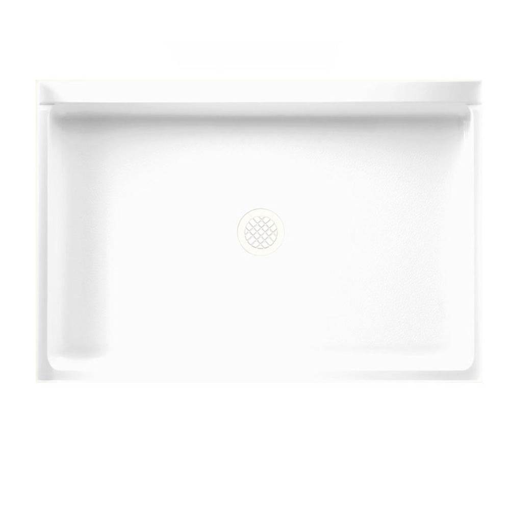 Swan SS-3248 32 x 48 Swanstone Alcove Shower Pan with Center Drain in Ice