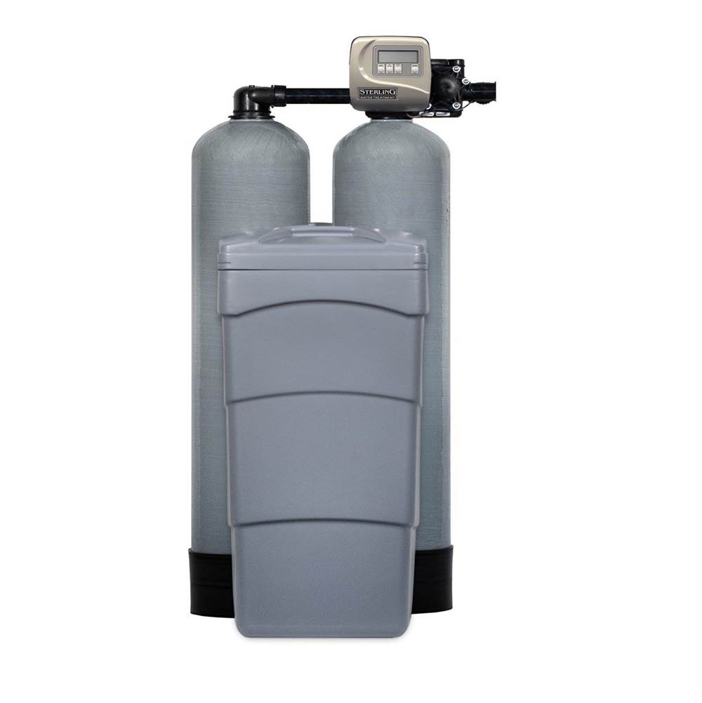 Sterling Water Treatment 2.5 cu ft C150 per tank, Bypass, 1'' Elb, 18 x 33 Square BT