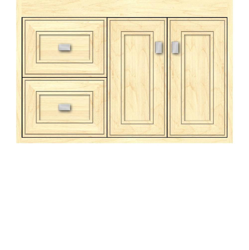 Strasser Woodenworks 30 X 18.5 X 19.75 Sodo Inset Wall Mount Vanity Deco Miter Nat Maple Lh
