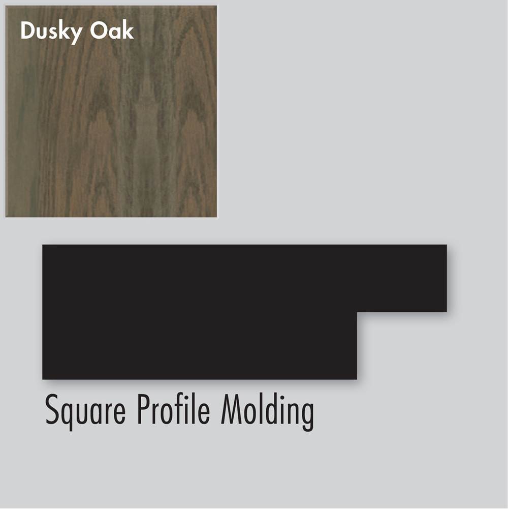 Strasser Woodenworks 2.25 X .75 X 72 Molding Square Dusky Oak