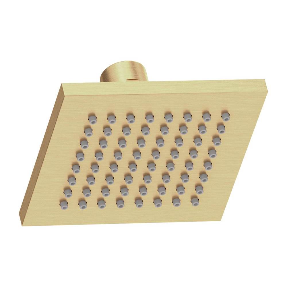 Symmons Duro 1-Spray 4 in. Fixed Showerhead in Brushed Bronze (2.5 GPM)