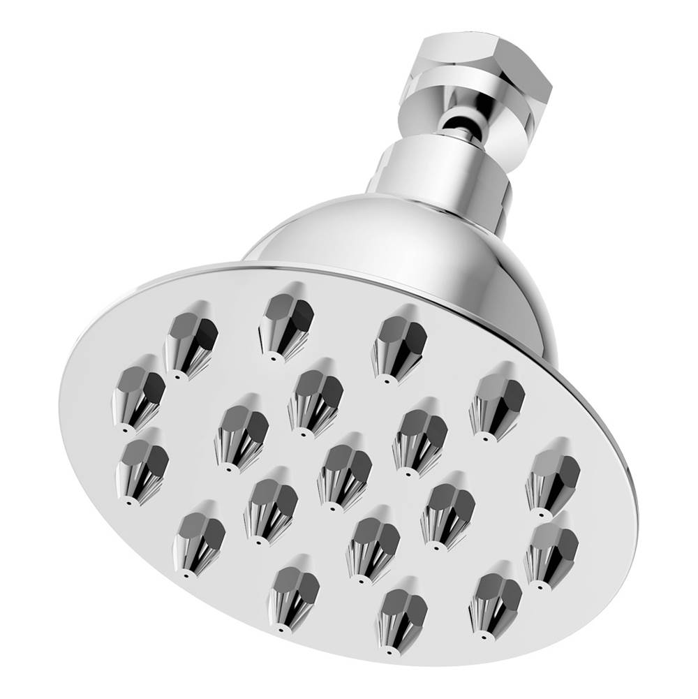 Symmons Canterbury 1-Spray 4 in. Fixed Showerhead in Polished Chrome (2.5 GPM)