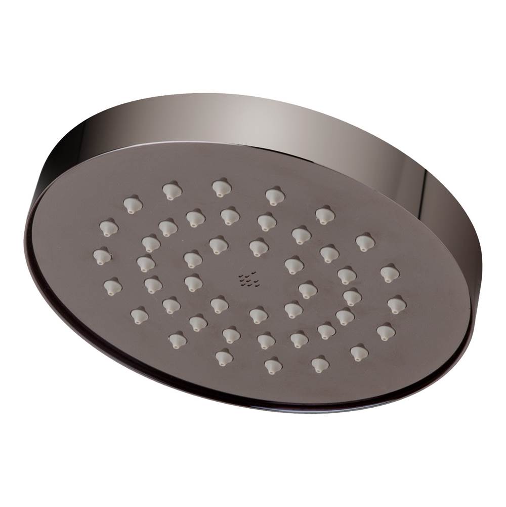 Symmons Museo 1-Spray 5.6 in. Fixed Showerhead in Polished Graphite (1.5 GPM)