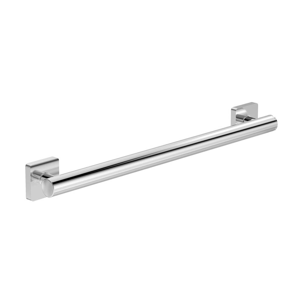 Symmons Duro 24 in. Wall-Mounted ADA Grab Bar in Polished Chrome