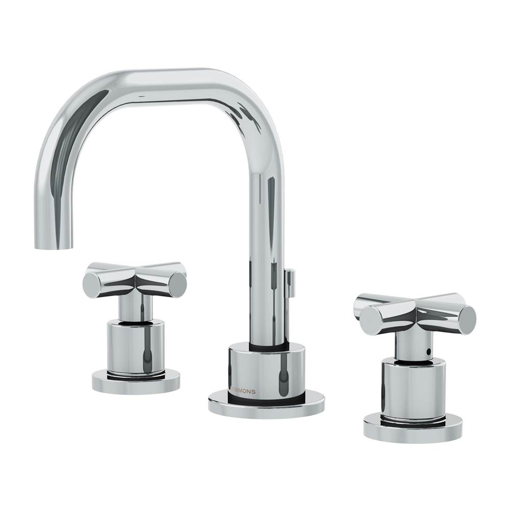 Symmons Dia Widespread 2-Handle Bathroom Faucet with Drain Assembly in Polished Chrome (1.0 GPM)