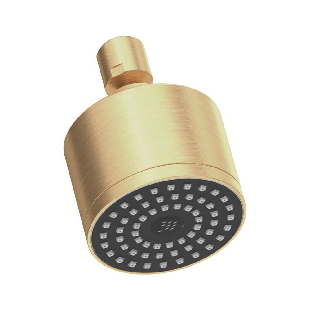 Symmons Dia 1-Spray 3 in. Fixed Showerhead in Brushed Bronze (2.5 GPM)