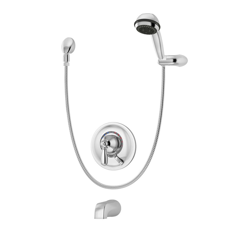 Symmons Allura Single Handle 3-Spray Tub and Hand Shower Trim in Polished Chrome - 1.5 GPM (Valve Not Included)